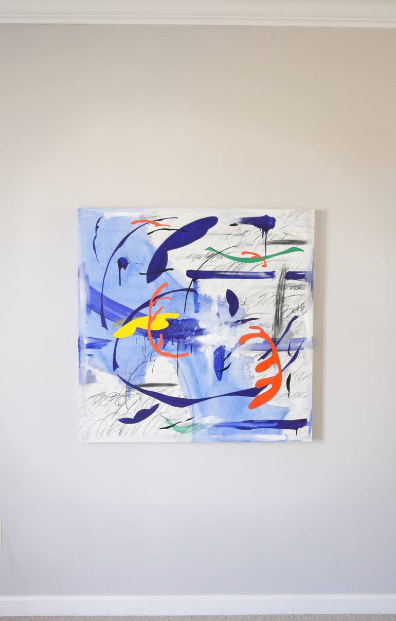 Original Abstract Expressionism Abstract Painting by Yeong Choi