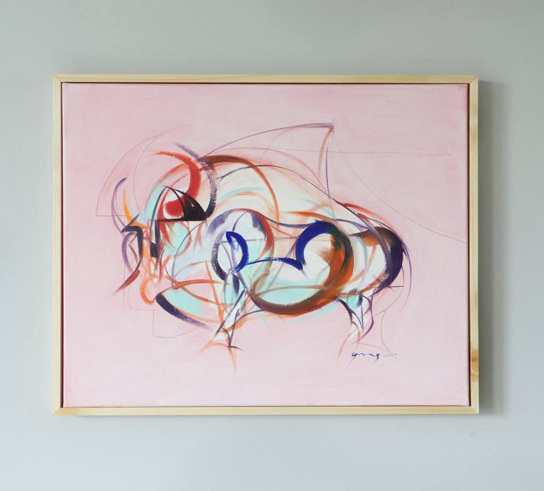 Original Abstract Painting by Yeongshin Choi