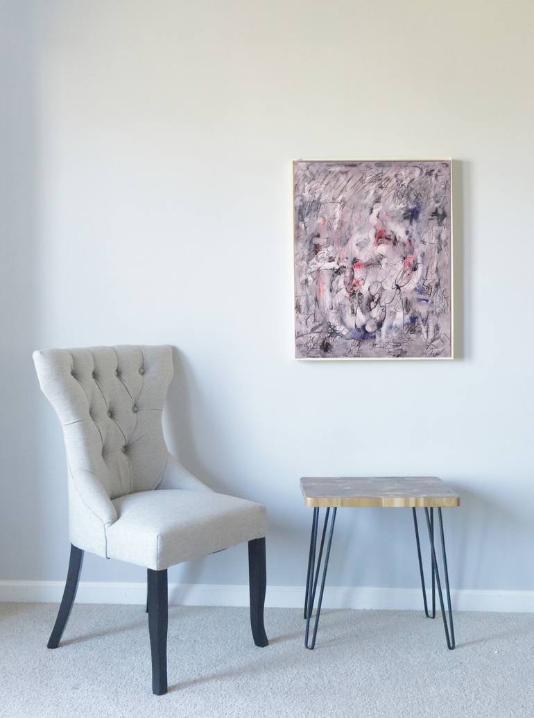 Original Abstract Expressionism Abstract Painting by Yeongshin Choi