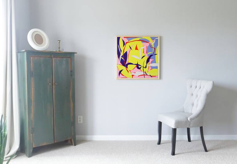 Original Abstract Expressionism Abstract Painting by Yeong Choi