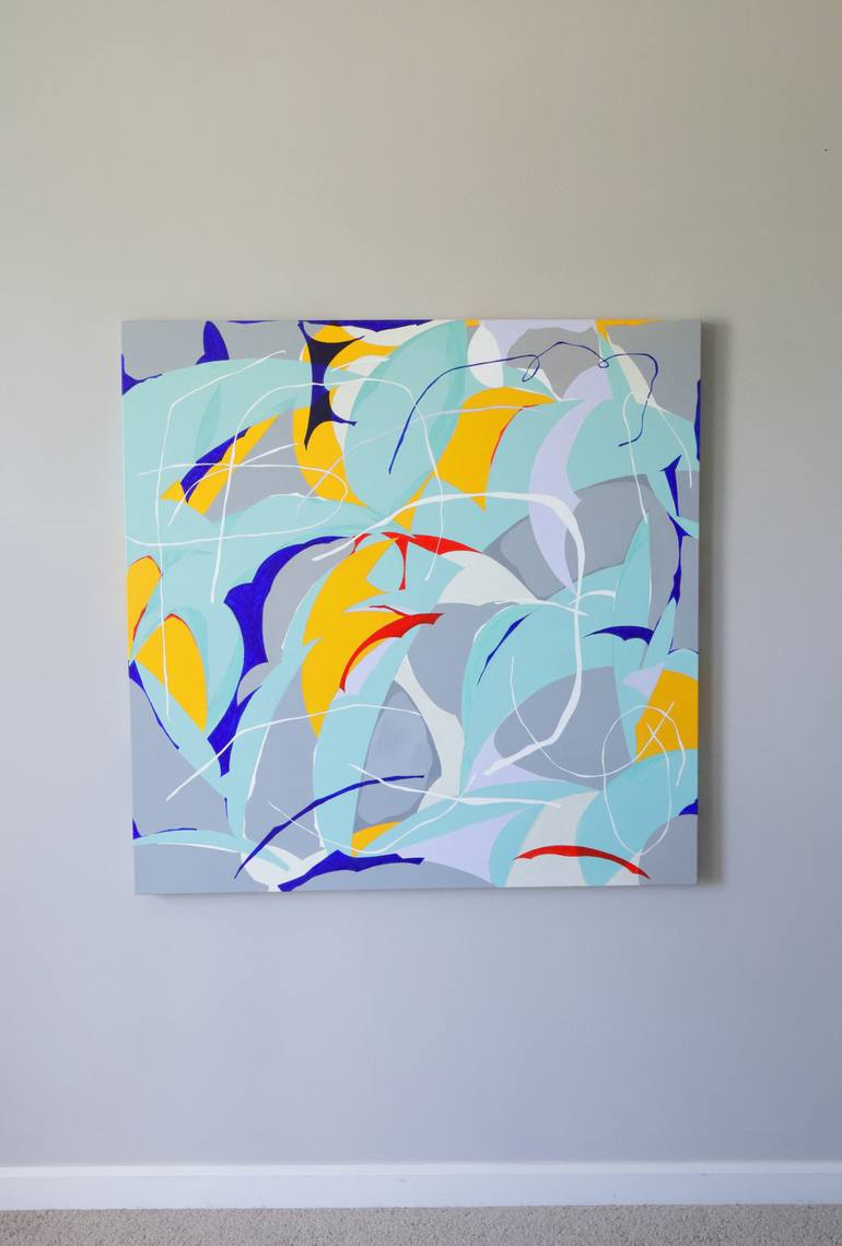 Original Abstract Expressionism Abstract Painting by Yeong Choi