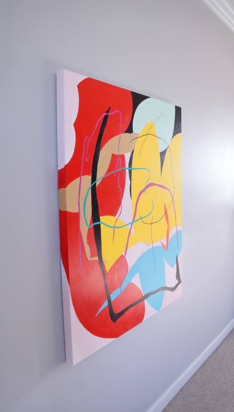 Original Abstract Expressionism Abstract Painting by Yeong Choi