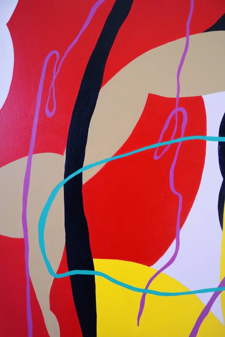 Original Abstract Expressionism Abstract Painting by Yeong Choi