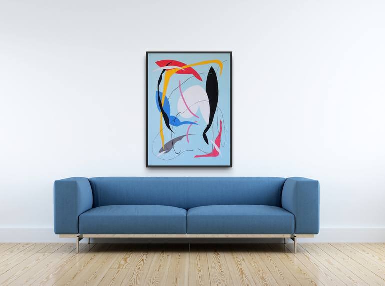 Original Fine Art Abstract Painting by Yeongshin Choi