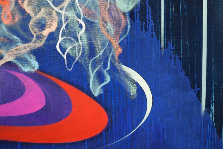 Original Abstract Expressionism Animal Painting by Yeong Choi
