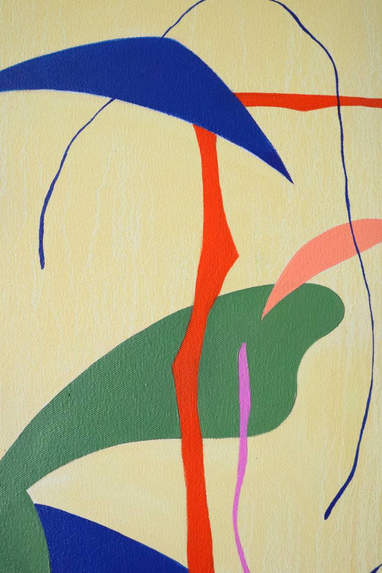 Original Art Deco Abstract Painting by Yeong Choi