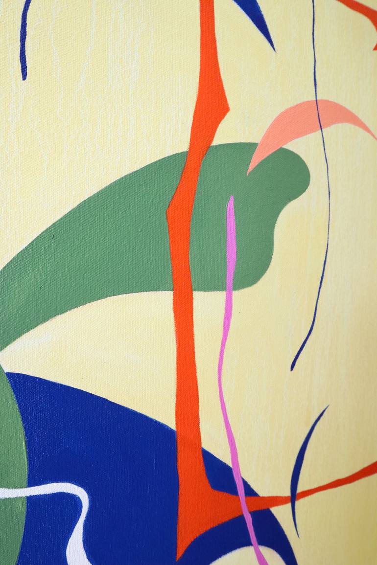 Original Art Deco Abstract Painting by Yeong Choi