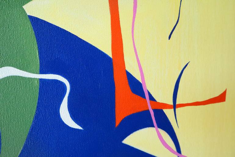 Original Art Deco Abstract Painting by Yeong Choi