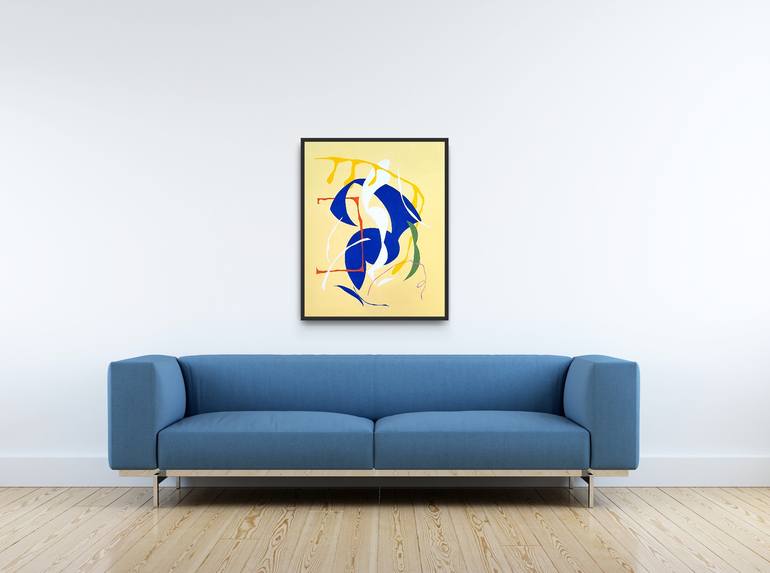 Original Abstract Expressionism Abstract Painting by Yeong Choi