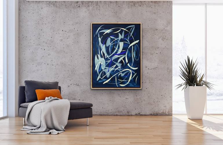 Original Abstract Expressionism Abstract Painting by Yeongshin Choi