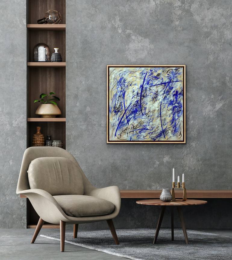 Original Abstract Expressionism Abstract Painting by Yeong Choi