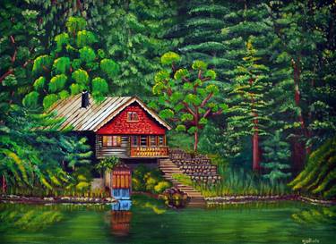 Dream Home - Landscape Painting thumb