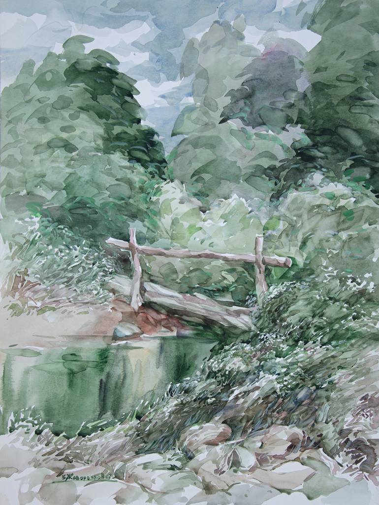 Print of Realism Landscape Paintings by Pavel Zhavoronkov