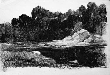 Print of Landscape Drawings by pavel zhavoronkov