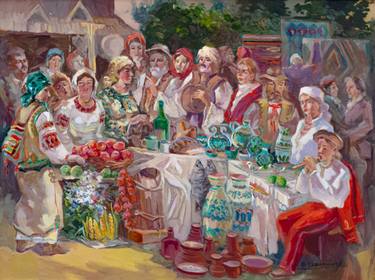 Print of People Paintings by pavel zhavoronkov