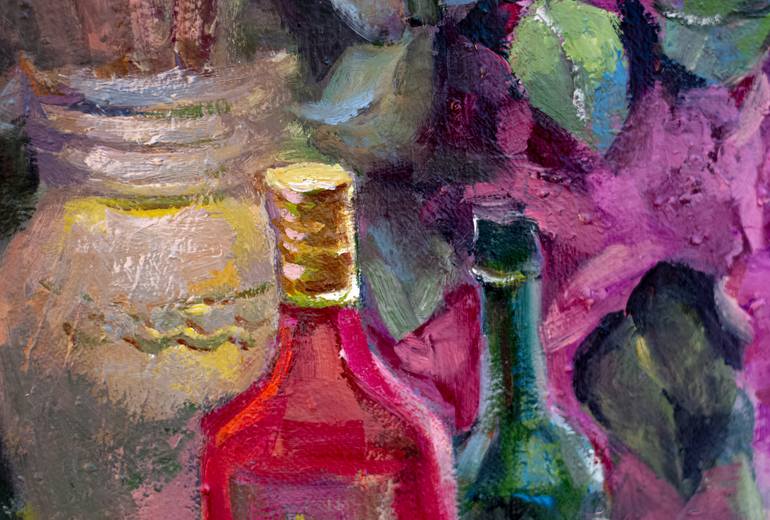 Original Art Deco Still Life Painting by Pavel Zhavoronkov