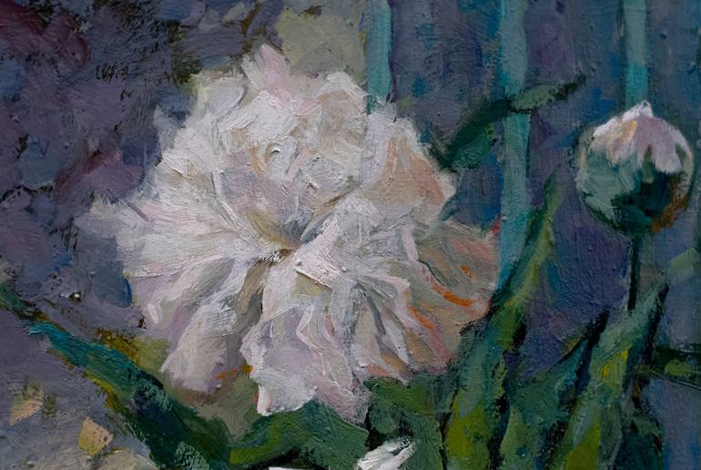 Original Fine Art Floral Painting by pavel zhavoronkov