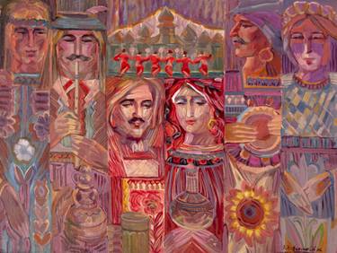 Print of Art Deco People Paintings by pavel zhavoronkov