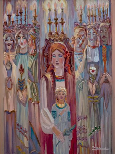 Original Art Deco Religion Paintings by pavel zhavoronkov