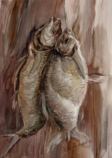 Print of Fish Paintings by pavel zhavoronkov