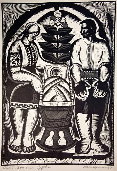 Print of Art Deco Family Drawings by pavel zhavoronkov