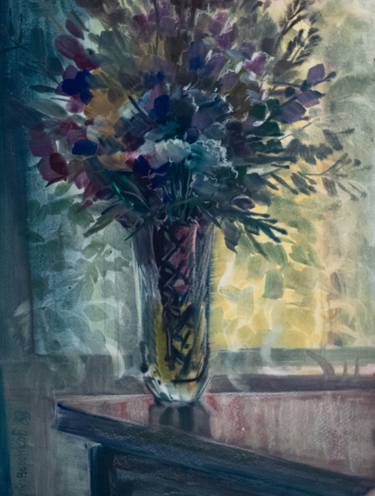 Print of Art Deco Floral Paintings by pavel zhavoronkov