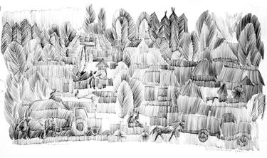 Print of Nature Drawings by pavel zhavoronkov