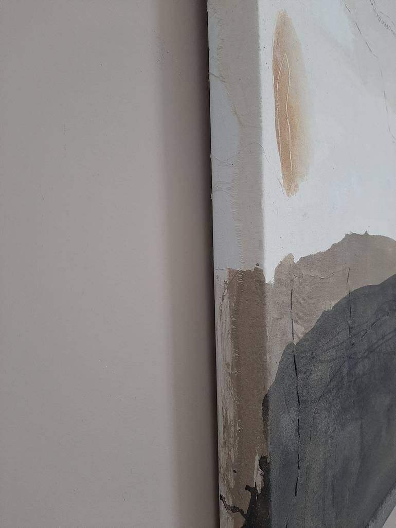 Original Abstract Landscape Painting by Geke Uit De Bosch