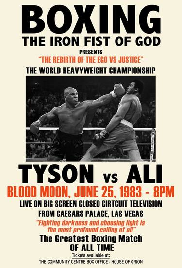 Boxing TYSON VS ALI - Limited Edition of 9 thumb