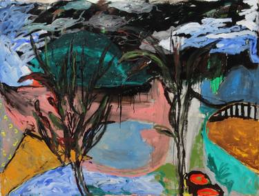 Print of Abstract Expressionism Landscape Paintings by Facundo Maldonado