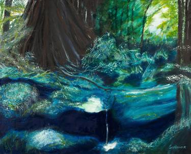 Original Impressionism Landscape Paintings by Santana Star