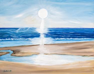 Original Impressionism Seascape Paintings by Santana Star