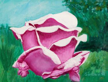 Original Impressionism Botanic Paintings by Santana Star