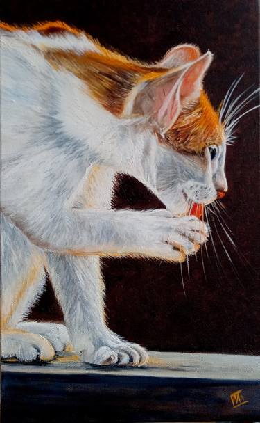 Original Cats Paintings by Ira Whittaker