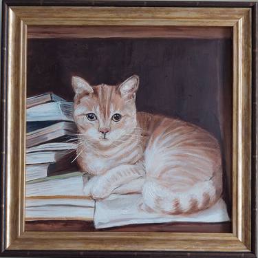 Original Figurative Cats Paintings by Ira Whittaker