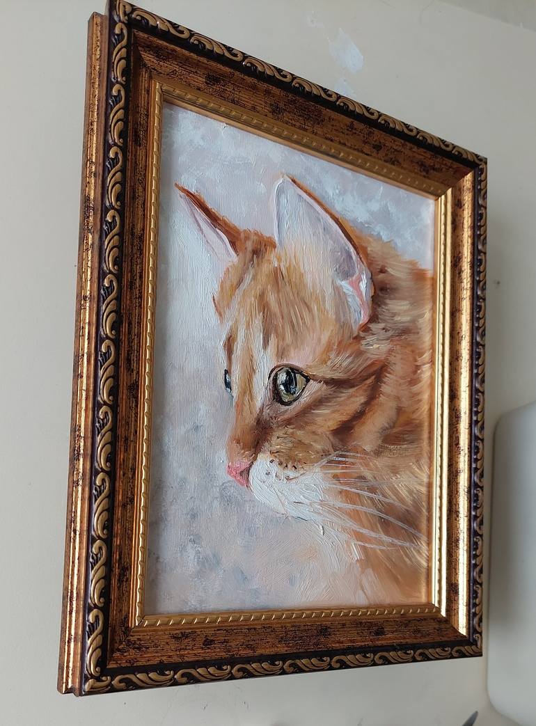 Original Expressionism Cats Painting by Ira Whittaker