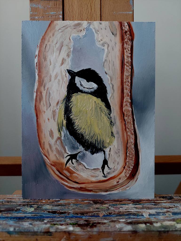 Original Impressionism Animal Painting by Ira Whittaker