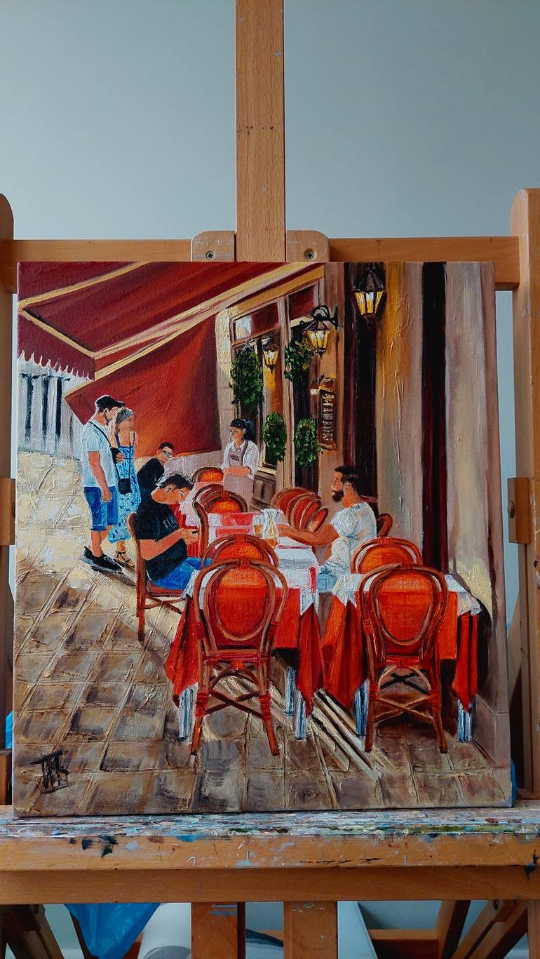 Original Expressionism Cities Painting by Ira Whittaker