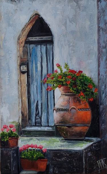 Original Classicism Floral Painting by Ira Whittaker