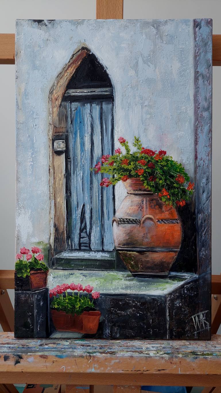 Original Classicism Floral Painting by Ira Whittaker