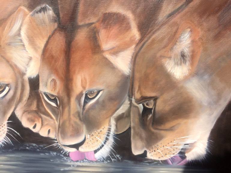 Original Photorealism Animal Painting by Ira Whittaker