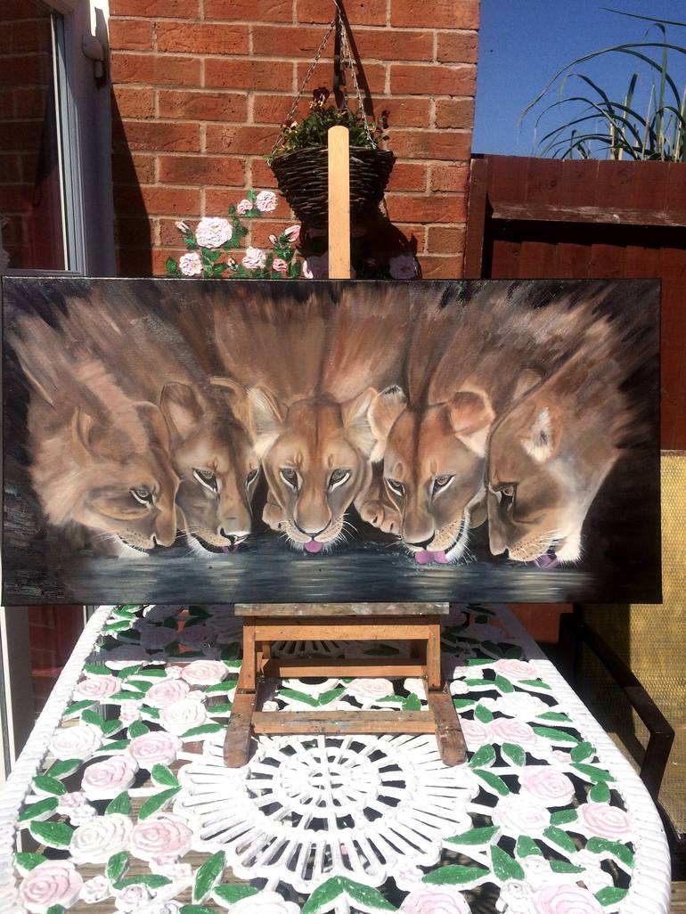 Original Photorealism Animal Painting by Ira Whittaker