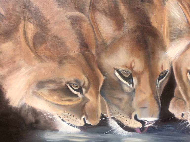 Original Photorealism Animal Painting by Ira Whittaker