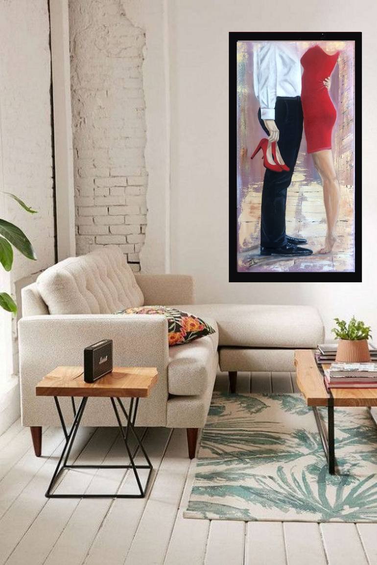 Original Impressionism Love Painting by Ira Whittaker