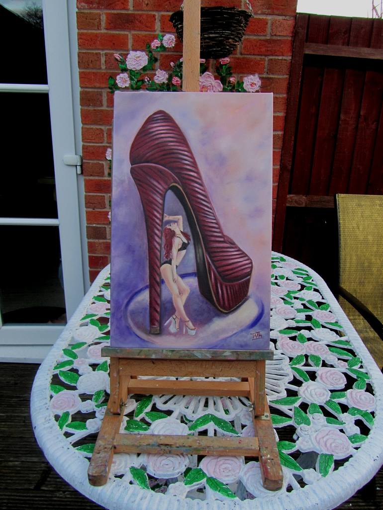 Original Surrealism Women Painting by Ira Whittaker