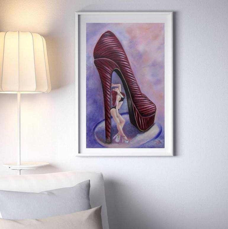 Original Surrealism Women Painting by Ira Whittaker