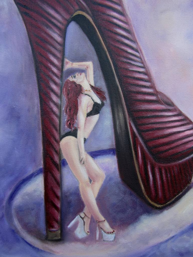 Original Surrealism Women Painting by Ira Whittaker