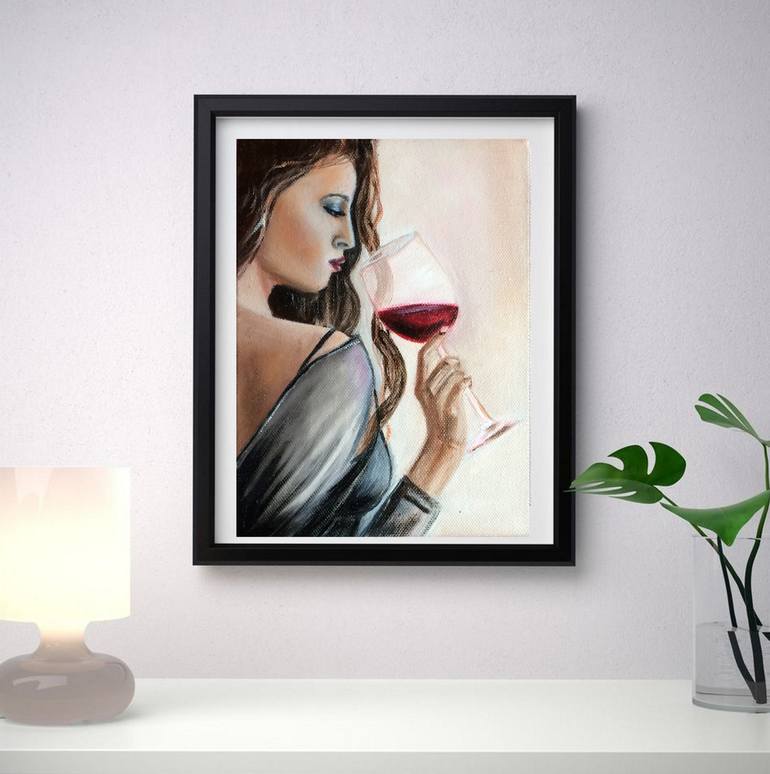 Original Photorealism Women Painting by Ira Whittaker