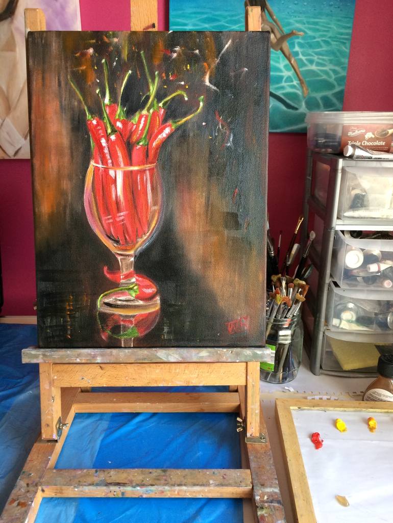 Original Impressionism Still Life Painting by Ira Whittaker