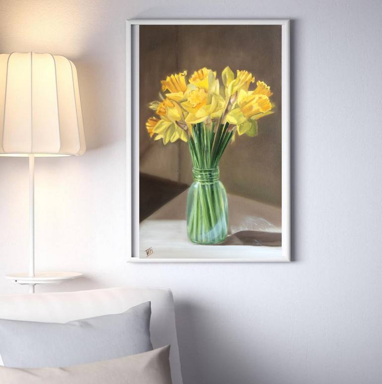 Original Impressionism Floral Painting by Ira Whittaker